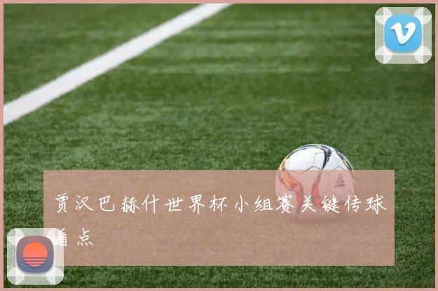 贾汉巴赫什世界杯小组赛关键传球看点